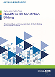 BIBB-Auswahlbibliografie "Qualität in der beruflichen Bildung" (Version 10.0; August 2015)